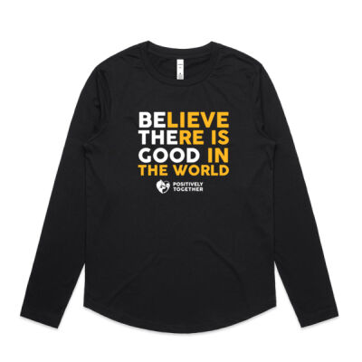 Be the good - Womens Curve Longsleeve Tee Thumbnail