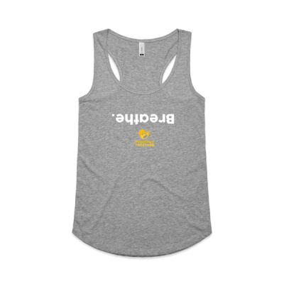 Breathe - Womens Yes Racerback Singlet Thumbnail