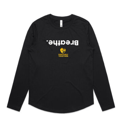 Breathe - Womens Curve Longsleeve Tee Thumbnail