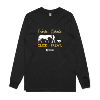 Inhale exhale click treat - Mens Base Longsleeve Tee Thumbnail