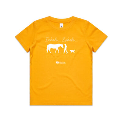 Inhale exhale click treat - Kids Youth T shirt Thumbnail