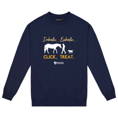 Inhale exhale click treat - Unisex Crew360 Thumbnail