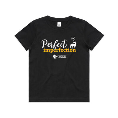 Perfect imperfection gold - Kids Youth T shirt Thumbnail