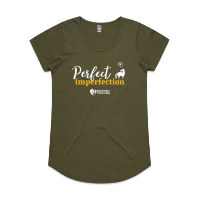 Perfect imperfection gold - Womens Mali Tee Thumbnail