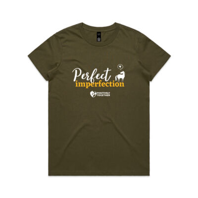 Perfect imperfection gold - Womens Maple Tee Thumbnail