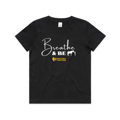Breathe and Be  - Kids Youth T shirt Thumbnail