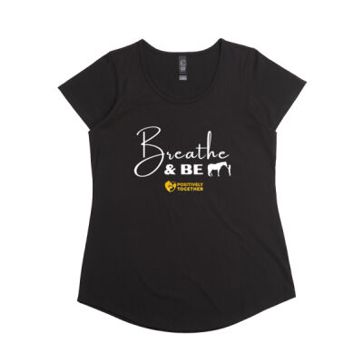 Breathe and Be  - Womens Stacy Tee Thumbnail