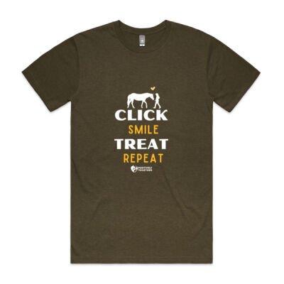 Click treat smile repeat! (horse) - Mens Staple T shirt Thumbnail
