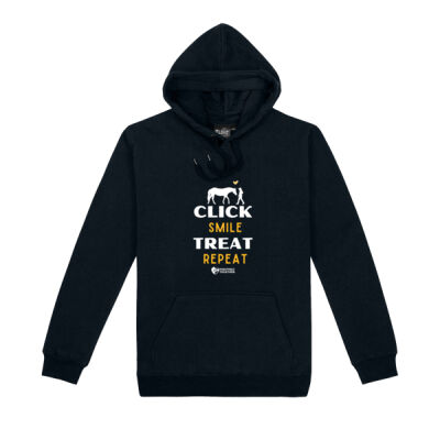 Click treat smile repeat! (horse) - Mens Maverick Hoodie Thumbnail