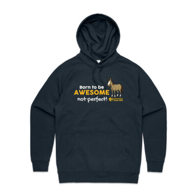 Born to be awesome HORSE  - Mens Supply Hood Thumbnail