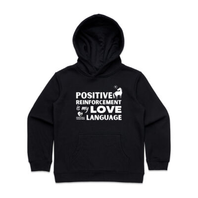 Positive reinforcement is my love language (HORSE)  - Kids Supply Hoodie Thumbnail