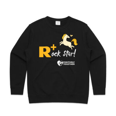 R+ Rockstar - AS Colour Womens Premium Crew Thumbnail