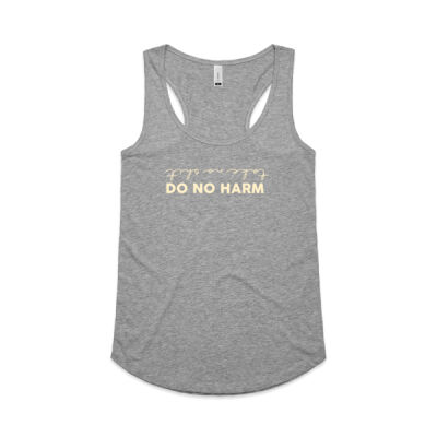 Do no harm  - AS Colour Womens Yes Racerback Singlet Thumbnail